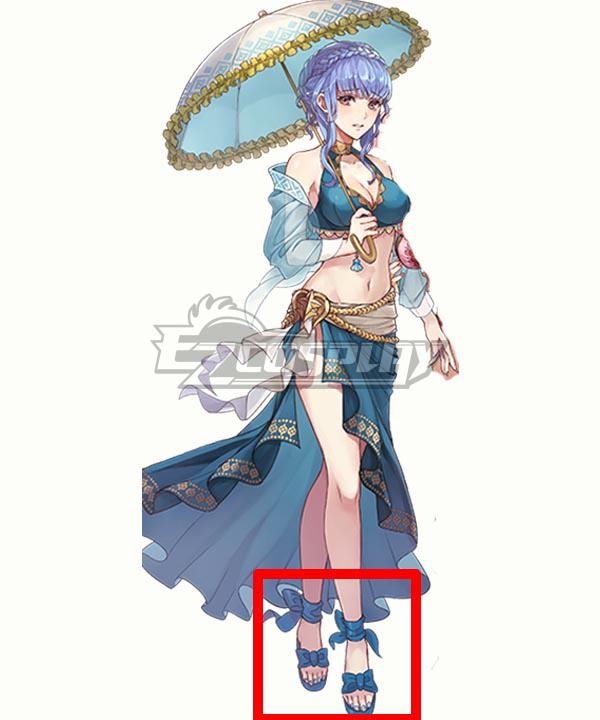 Fire Emblem Heroes Three Houses Deer’s Two-Piece Marianne Blue Cosplay Shoes