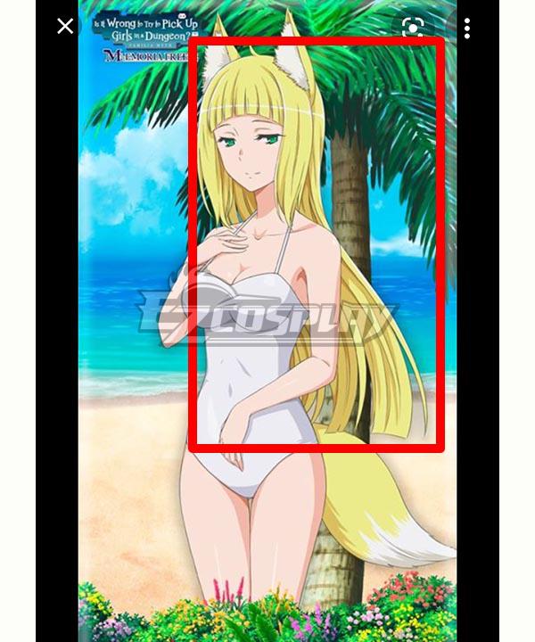 Is Wrong To Pick Up Girls In a Dungeon Sanjouno Haruhime Cosplay Costume