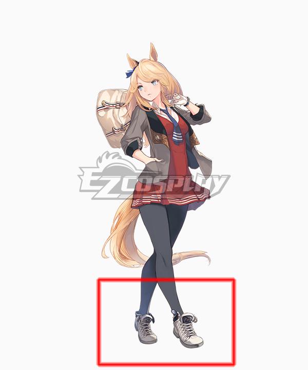 Uma Musume: Pretty Derby Game Gold City White Cosplay Shoes