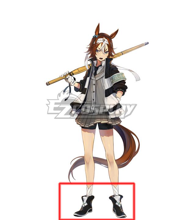 Uma Musume: Pretty Derby Game Bamboo Memory Black Cosplay Shoes