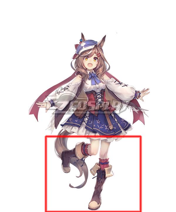 Uma Musume: Pretty Derby Game Matikanetannhauser Grey Shoes Cosplay Boots