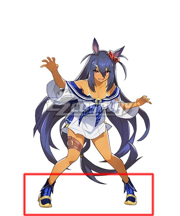 Uma Musume: Pretty Derby Game Hishi Amazon Blue Cosplay Shoes