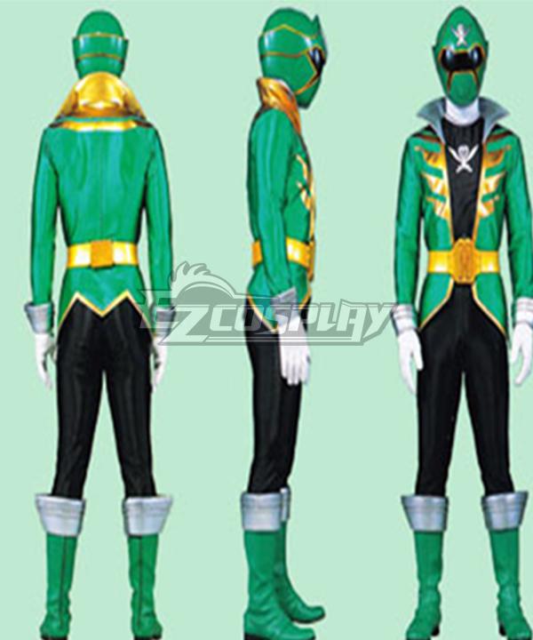 Power Rangers Super Mega Force Super Mega Force Green Cosplay Costume