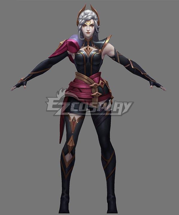 League of Legends LOL Resolute Sentinel Diana Cosplay Costume
