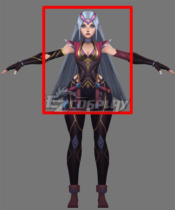 League of Legends LOL Resolute Sentinel Irelia Silver Grey Cosplay Wig