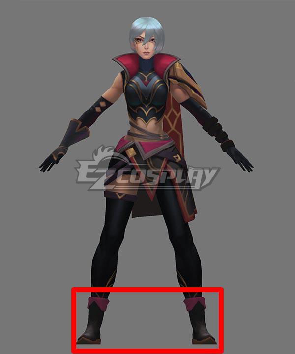 League of Legends LOL Resolute Sentinel Riven Black Cosplay Shoes