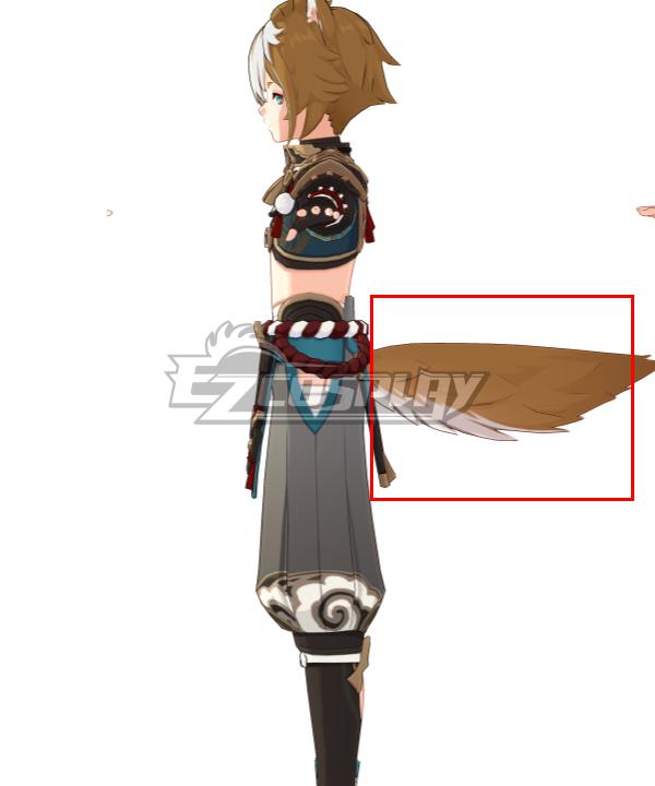 Genshin Impact Gorou Tail Cosplay Accessory Prop