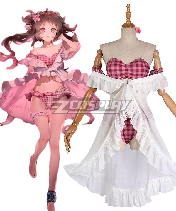 Arknights Eyjafjalla Summer Flowers Halloween Cosplay Costume