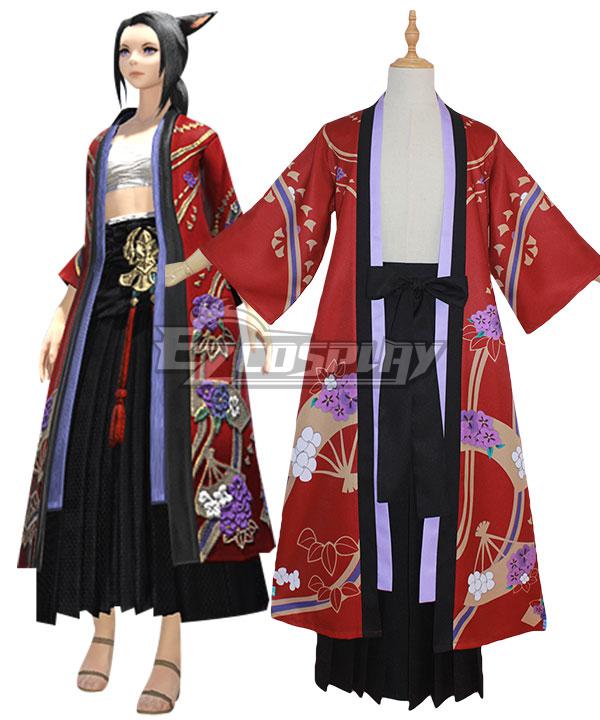 Final Fantasy XIV FF14 Fuga Haori Cosplay Costume