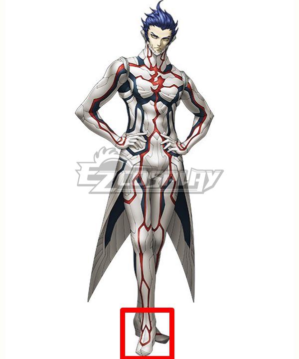 Shin Megami Tensei V Male Character Battle Suit White Cosplay Shoes