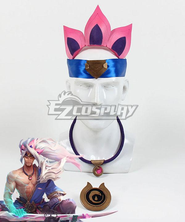 League of Legends Yasuo Spirit Blossom Heawear Necklace Waist Decoration Cosplay Accessory Prop