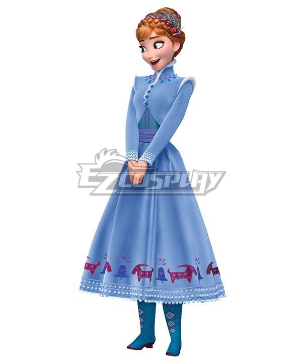Disney Olaf's Frozen Adventure Anna Halloween Cosplay Costume