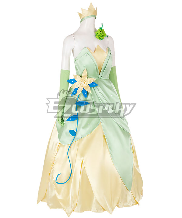 strapless open back dress Frog Princess Inspired Milk Silk Flutter Dress 4T main image 0