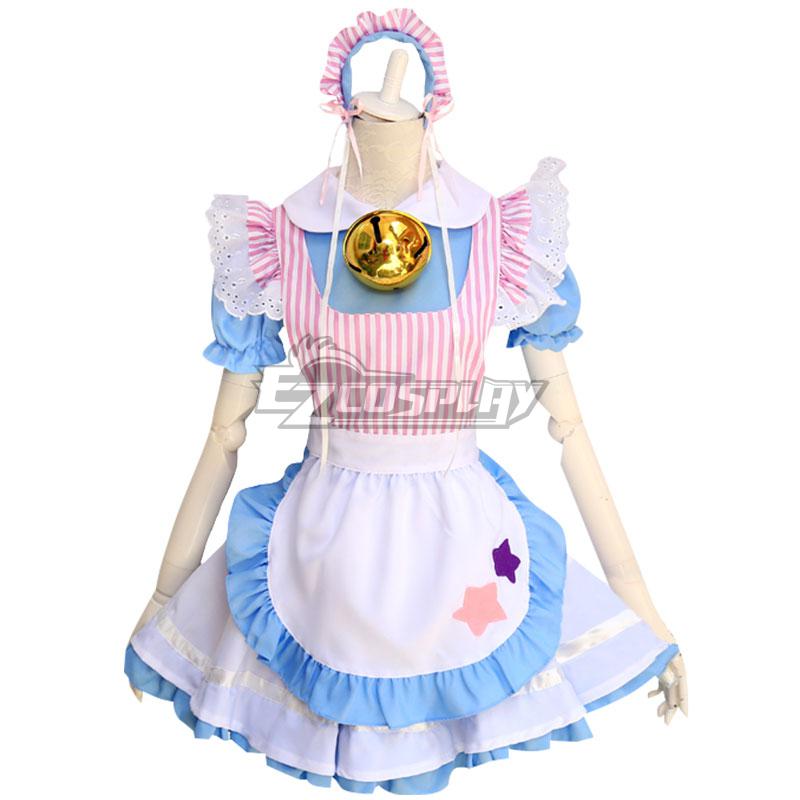 Pink & Blue Maid Dress Cosplay Costume - EMDS050Y