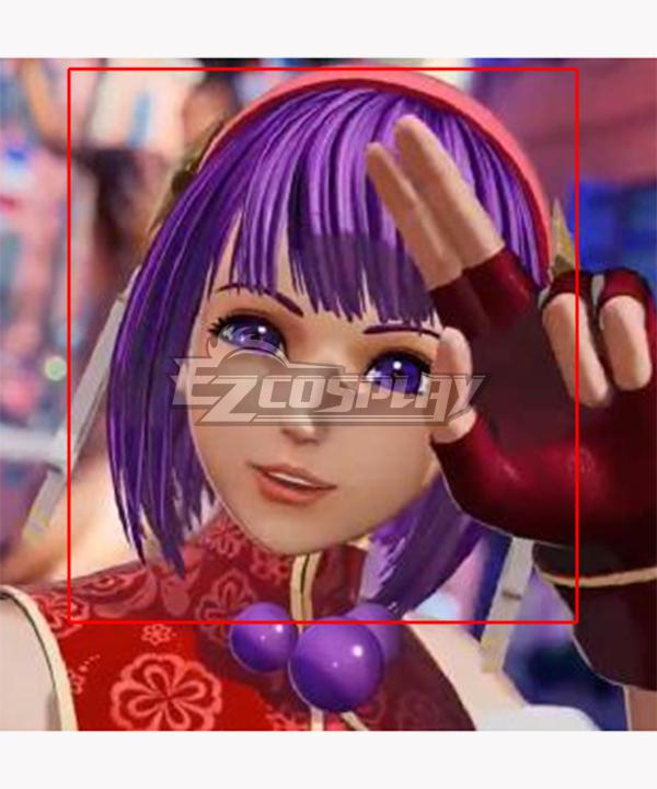 The King of Fighters XV Athena Asamiya New Edition Purple Cosplay Wig