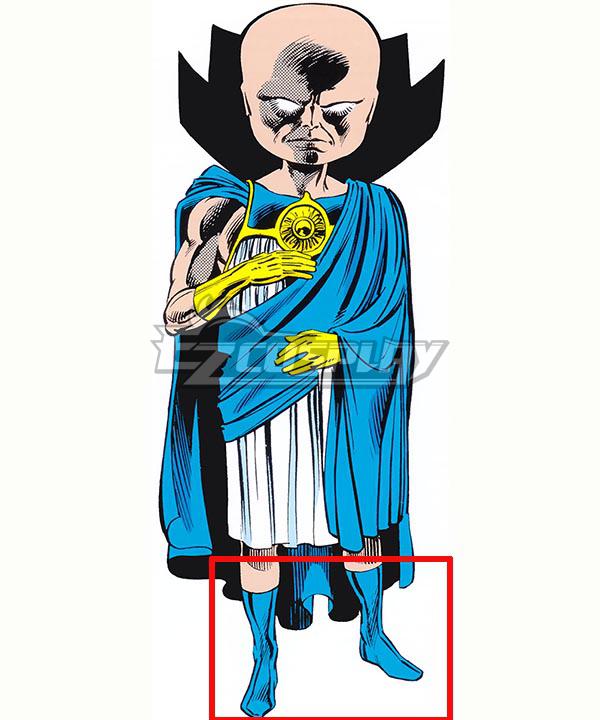 Marvel What IF The Watcher Uatu Blue Shoes Cosplay Boots