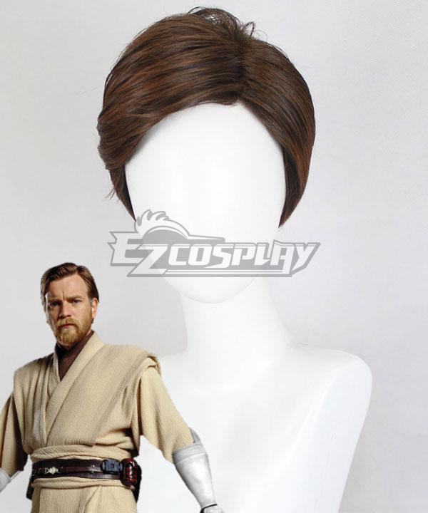 Star Wars Obi-Wan Obi Wan Kenobi Brown Cosplay Wig