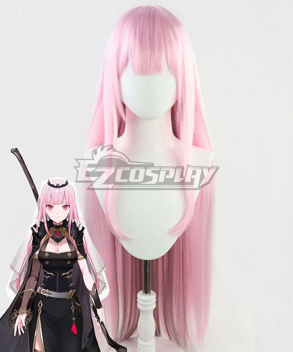 Hololive Virtual YouTuber Mori Calliope Pink Cosplay Wig