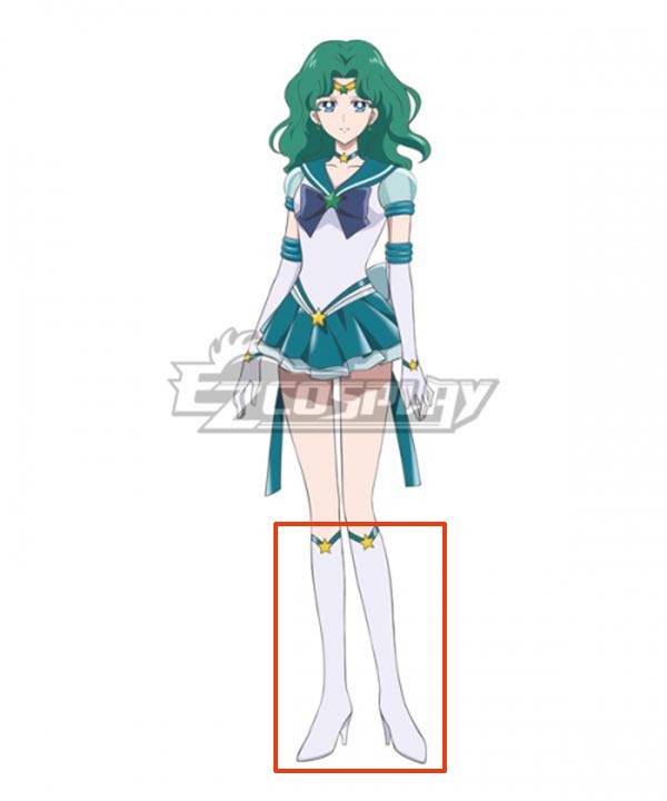 Sailor Moon Eternal 2 Michiru Kaiou White Cosplay Boots