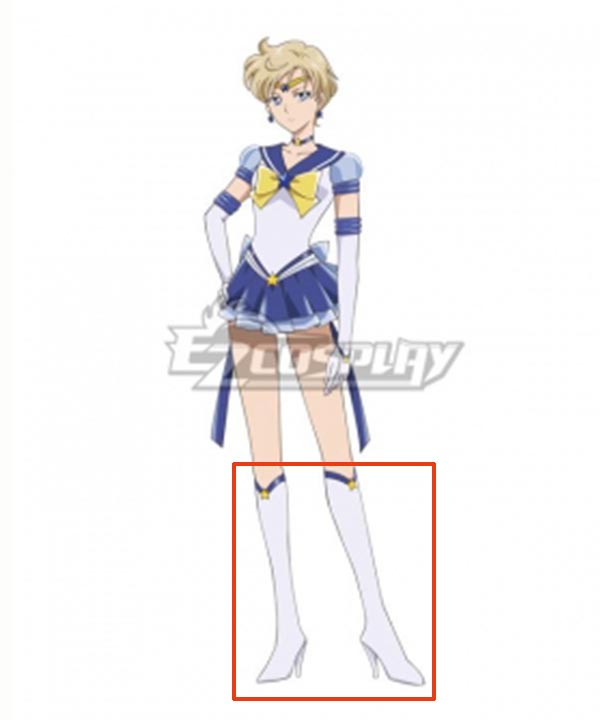 Sailor Moon Eternal 2 Haruka Tenoh Sailor Uranus White Cosplay Boots