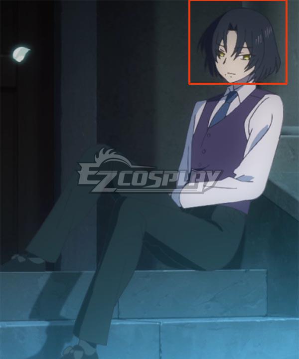 The Case Study of Vanitas Anime Vanitas Black Blue Cosplay Wig