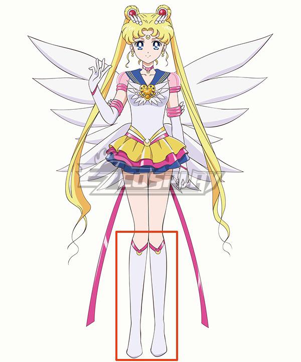 Sailor Moon Eternal 2 Tsukino Usagi White Cosplay Boots