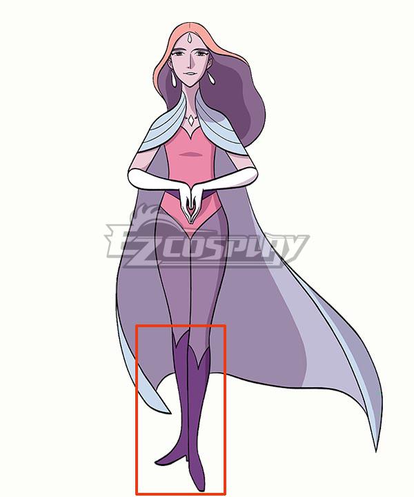 She-Ra and the Princesses of Power Queen Angella Purple Shoes Cosplay Boots