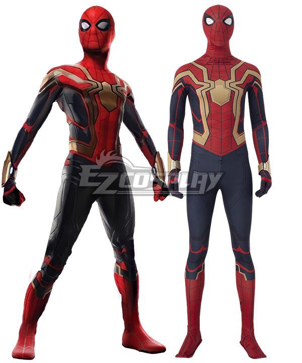 Marvel Spider-Man 3 No Way Home Spider Man 3 Peter Parker Iron Spider Suit Jumpsuit Zentai Halloween Cosplay Costume
