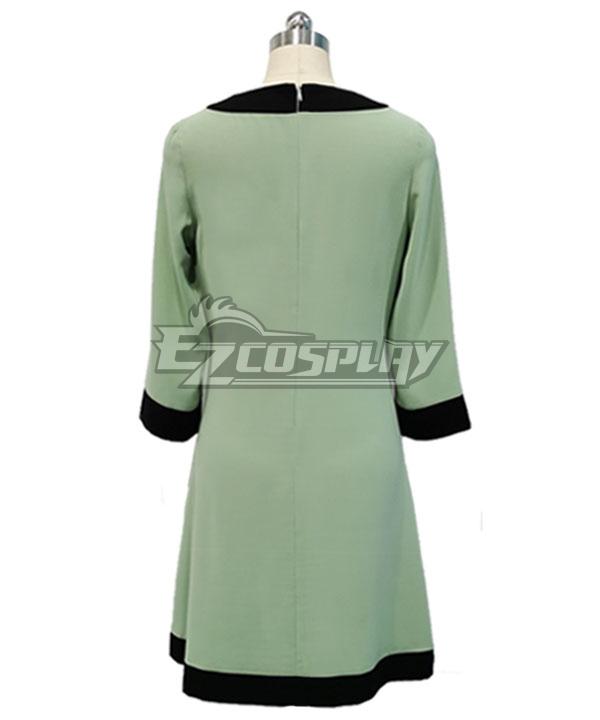 beth harmon green dress Queen's Gambit Cosplay Costume B Edition LowStock:43300030611507