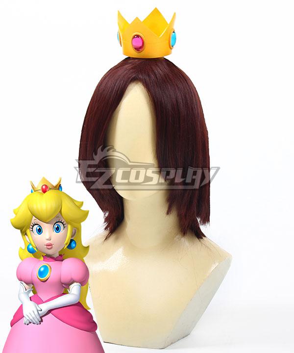 Super Mario Bros Princess Peach Crown Cosplay Accessory Prop