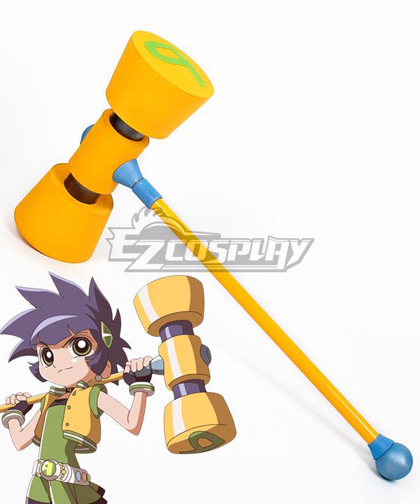 The Powerpuff Girls Z Buttercup Kaoru Matsubara Hammer Cosplay Weapon Prop