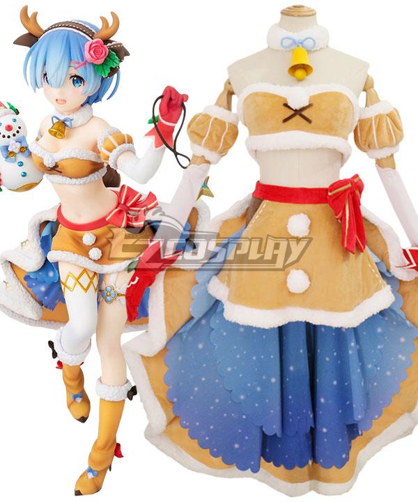 Re: Life In A Different World From Zero Re: Zero Starting Life in Another World: Rem Christmas Maid  Cosplay Costume