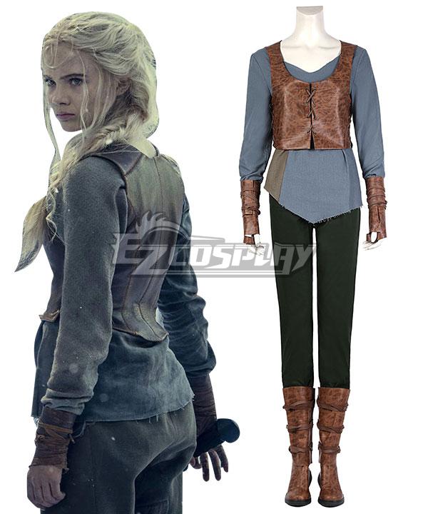 The Witcher Season 2 Netflix Ciri Cirilla Fiona Elen Cosplay Costume