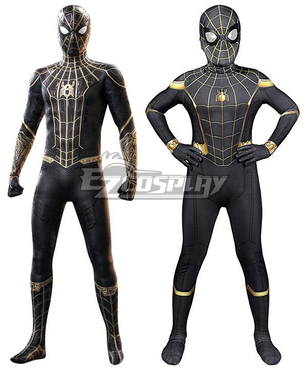 Kids Spider-Man 3 No Way Home Spider Man Peter Parker New Suit Jumpsuit Zentai Halloween Cosplay Costume