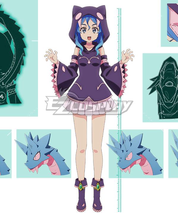 Miss Kuroitsu from the Monster Development Department Hydra Cosplay Costume