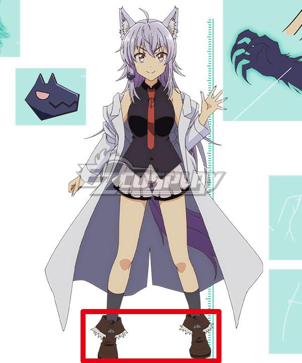 Miss Kuroitsu from the Monster Development Department Wolf Bete Brown Cosplay Shoes