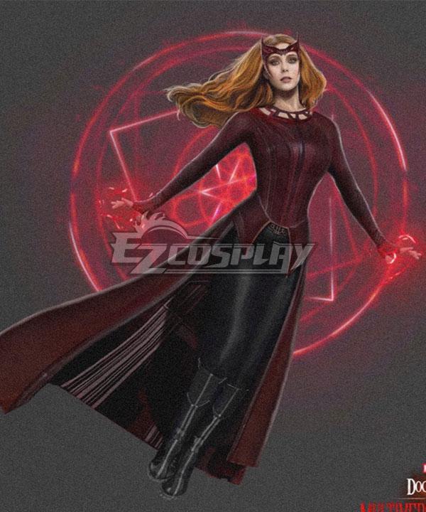 Marvel Doctor Strange in the Multiverse of Madness Wanda Maximoff Witch Cosplay Costume