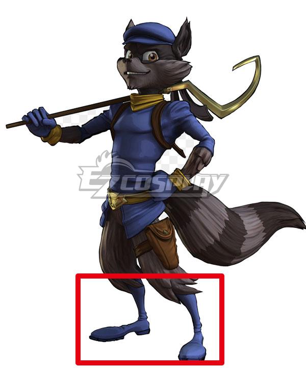 Sly Cooper Thieves in Time Sly Cooper Blue Shoes Cosplay Boots