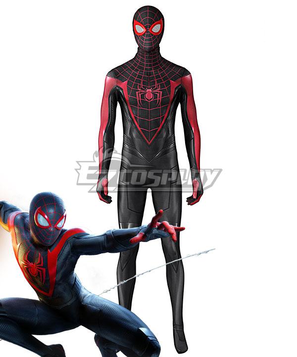 Marvel PS5 Spider-man 2 Miles Morales New Jumpsuit Zentai Cosplay Costume