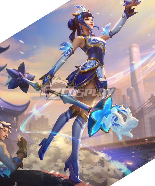 League of Legends LOL Porcelain Lux Cosplay Costume