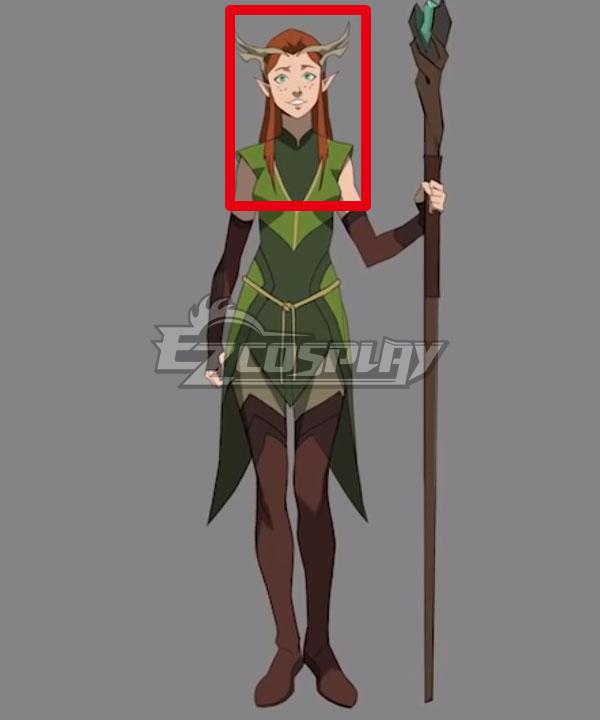 The Legend of Vox Machina Keyleth of the Air Ashari Orange Cosplay Wig