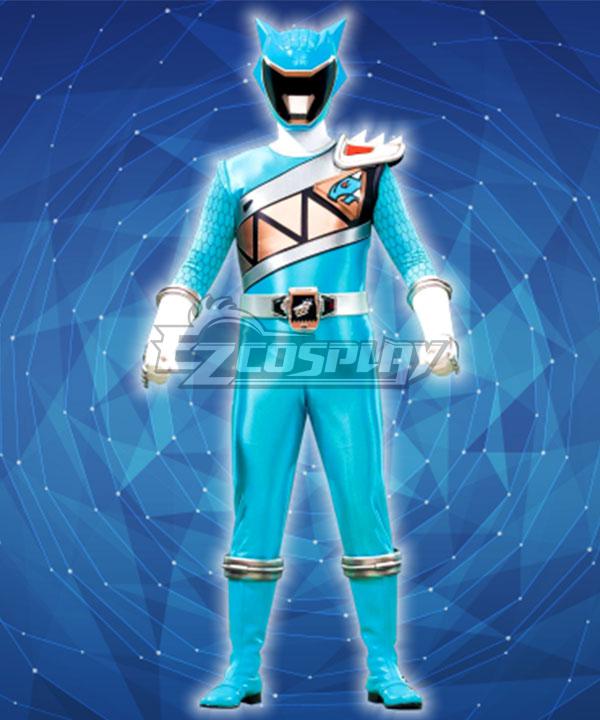 Power Rangers Dino Charge Aqua Ranger Cosplay Costume
