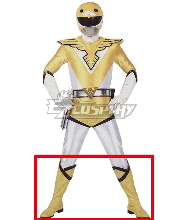 Choujin Sentai Jetman Birdman Squadron Jetman Yellow Owl Yellow Shoes Cosplay Boots