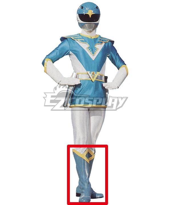 Choujin Sentai Jetman Birdman Squadron Jetman Blue Swallow Blue Shoes Cosplay Boots