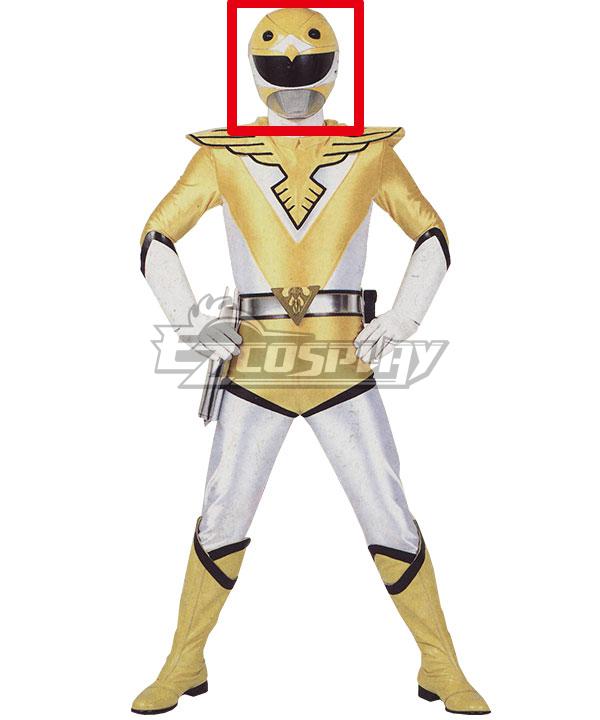 Choujin Sentai Jetman Birdman Squadron Jetman Yellow Owl Helmet Cosplay Accessory Prop