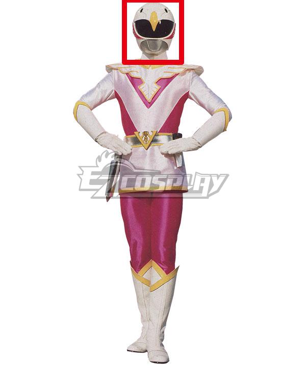 Choujin Sentai Jetman Birdman Squadron Jetman White Swan Helmet Cosplay Accessory Prop