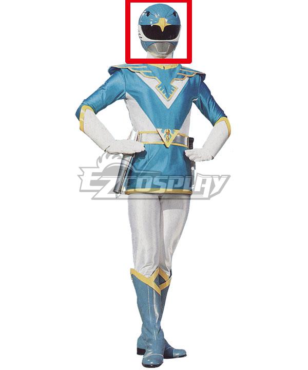 Choujin Sentai Jetman Birdman Squadron Jetman Blue Swallow Helmet Cosplay Accessory Prop