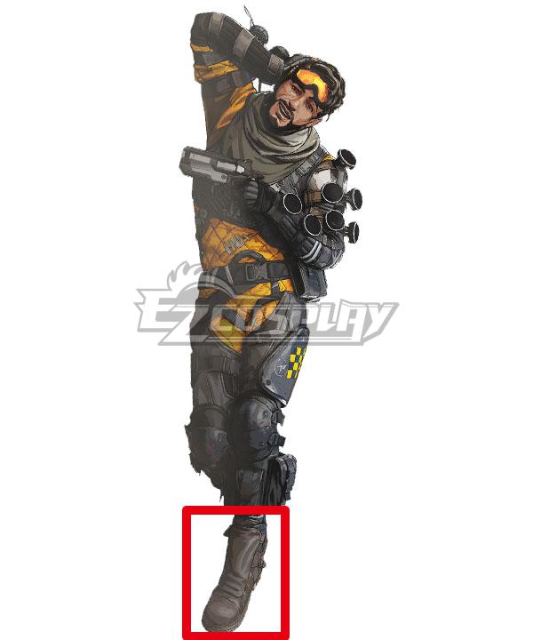 Apex legends Mirage Yellow Version Brown Cosplay Shoes