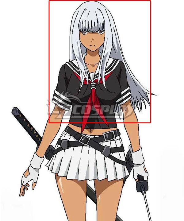 Shin Ikkitousen Asaemon Yamada Sliver Cosplay Wig