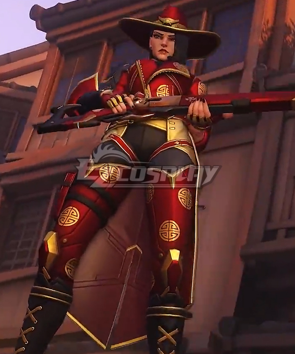 Overwatch Ashe Year Of The Tiger Cosplay Costume